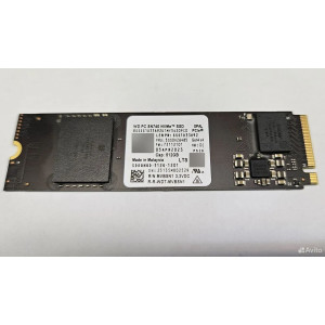 SSD 512.0 Gb; WD PC SN740 NVMe M.2 2280 PCIe 4.0 x4; (SDDQNQD-512G-1014); oem