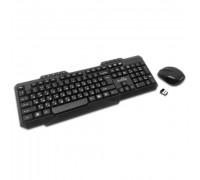 Клавиатура+мышь беспроводная DeTech DT-303W; Black (DT-303W)