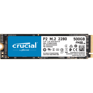 SSD 500.0 Gb; Crucial P2 500GB M.2 2280 (CT500P2SSD8)