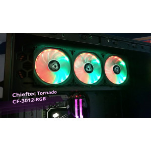 Вентилятор для корпуса; Chieftec TORNADO (CF-3012-RGB)