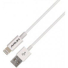 Кабель USB 2.0 to iPhone; 1.0m. 2.4A, Arun (IP611)