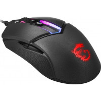 Мышь проводная MSI Clutch GM30 Black (S12-0401690-D22); USB; Black/RGB-подсветка