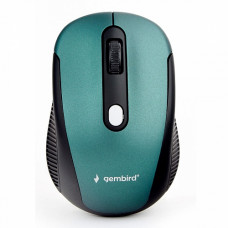 Мышь беспроводная Gembird MUSW-420-2; USB; Wireless; Green/Black