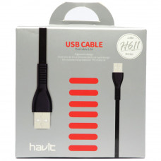 Кабель USB 2.0 to micro USB; 1.8m., Havit (H611)