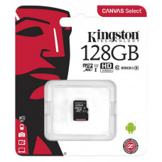 Карта памяти micro SDXC 128GB Kingston Canvas Select Plus (SDCS2/128GBSP)