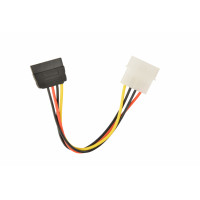 Кабель Переходник питания SATA (Molex-SATA); 0.15m Cablexpert (CC-SATA-PS)