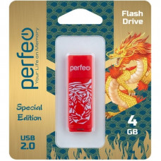 Flash-память Perfeo 8Gb; USB 2.0; Red Lion (PF-C04RL008)