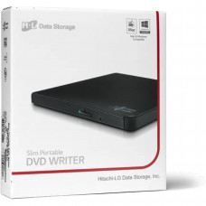 Дисковод DVD-RW Hitachi-LG HLDS (GP57ES40); USB 2.0; Retail; Silver