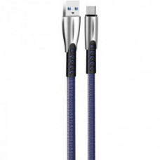 Кабель USB 2.0 AM/Type-C ZINC; 1.0M; 3A; Arun