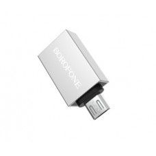  Переходник OTG USB 3.0  to microUSB (металл)