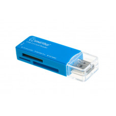 Картридер Smartbuy SBR-749-B; USB 2.0; Blue