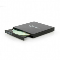 Дисковод DVD±RW Gembird DVD-USB-02; USB2.0; Retail; Black
