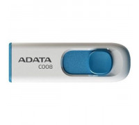 Flash-память A-Data C008; 16Gb; USB2.0; White&Blue(AC008-16G-RKD)