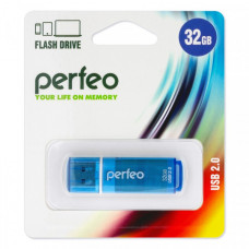 Flash-память Perfeo 32Gb; USB 2.0; Blue (PF-C13N032)