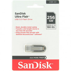 Flash-память SanDisk Ultra Flair (SDCZ73-256G-G46); 256Gb; USB 3.0; Steel&Black