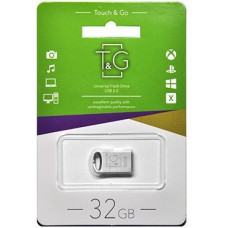 Flash-память T&G 105 Metal Series 32Gb; USB 2.0; Silver (TG105-32G)