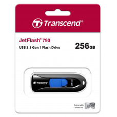 Flash-память Transcend JetFlash 790 (TS256GJF790K); 256Gb; USB 3.1; Black