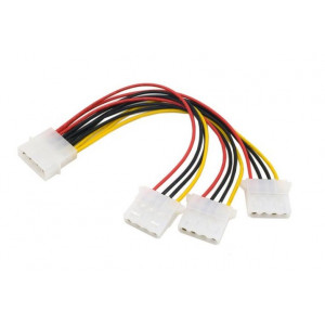 Переходник питания Molex to 3-x Molex