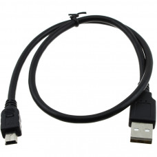 Кабель USB 2.0 to mini USB; 0.5m; Perfeo U4304 Black