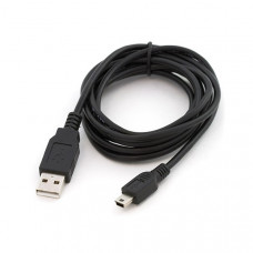 Кабель USB 2.0 to mini USB; 1.0m; Perfeo U4301 Black