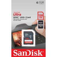 Карта памяти SDXC 128Gb SanDisk Ultra