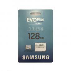 Карта памяти micro SDXC 128Gb Samsung EVO Plus; SD-adapter