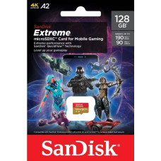 Карта памяти micro SDXC 128Gb SanDisk; Extreme 