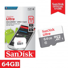 Карта памяти micro SDXC 64GB SanDisk (SDSQUNR-064G-GN3MN)