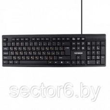 Клавиатура проводная Гарнизон GK-130; USB; Black 