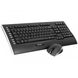 Клавиатура+мышь беспроводная A4Tech 9300F; V-Track; Wireless; USB; Black