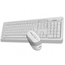 Клавиатура+мышь беспроводная A4Tech FG1010 White/Grey; USB 