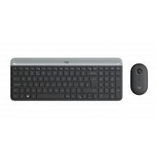 Клавиатура+мышь беспроводная Logitech MK470; USB; Black (920-009206)