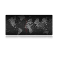 Коврик "Карта мира"; ткань + резиновая основа; 790 х 300 мм; (прошитый)