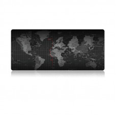 Коврик "Карта мира"; ткань + резиновая основа; 790 х 300 мм; (прошитый)
