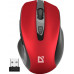 Мышь беспроводная Defender  Prime MB-053 Wireless; бесшумная; USB; Red