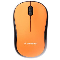 Мышь беспроводная Gembird MUSW-275; USB; Wireless; Orange/Black