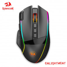 Мышь беспроводная Redragon Enlightment  RGB; USB; Wireless; Black/Red