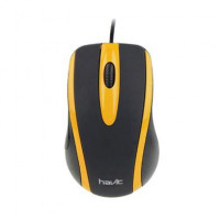 Мышь проводная Havit HV-MS753; USB; Black&Yellow