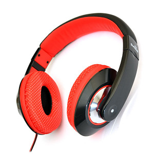 Наушники DeTech DT-780; Black&Red (DT-780)