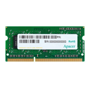 Оперативная память DDR3 SODIMM 4Gb PC3-12800Mb/s (1600MHz); DDR3L; Apacer 