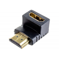 Переходник HDMI A вилка- HDMI A розетка (A7005) угловой