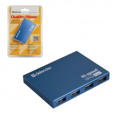 USB разветвители (HUB) HUB USB 2.0; 4-Ports Defender Quadro Power 