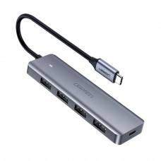 USB разветвители (HUB) HUB USB 3.0; 4 порта; TypeC; UGREEN (CM219)