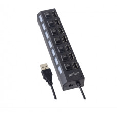 USB разветвители (HUB); 7 портов Perfeo PF-H033 (PF_C3223)