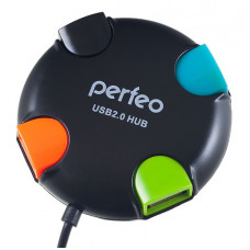 USB разветвители (HUB) Perfeo PF-VI-H020; USB 2.0; 4 порта 