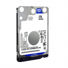 Жесткий диск SATAIII 2000.0 Gb; Western Digital Blue Mobile; 128Mb cache; 5400 rpm; 2.5" (WD20SPZX)