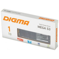 Жесткий диск SSD 1Tb; DIGMA MEGA S3;NVMe M.2 2280; (DGSM3001TS33T)