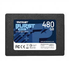 SSD 480.0 Gb; Patriot Burst Elite; 2.5" SATAIII 3D TLC (PBE480GS25SSDR)