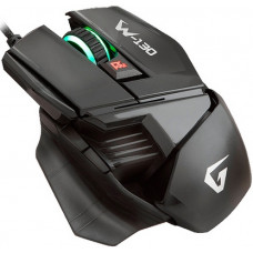 Мышь проводная Gemix W-130, 2400dpi, USB, Black