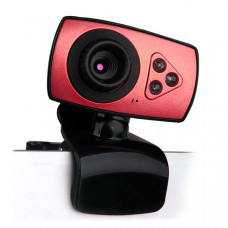 Web-камера DeTech FM458; USB2.0; Red